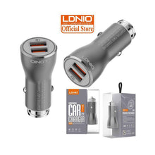 Load image into Gallery viewer, Ldnio Powerful Car Charger - USB QC3.0 / 36W / Micro USB / Gray - Accessories - FK Auto Parts