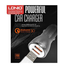 Load image into Gallery viewer, Ldnio Powerful Car Charger - USB QC3.0 / 36W / Micro USB / Gray - Accessories - FK Auto Parts
