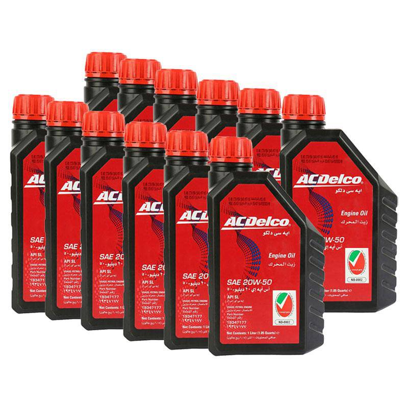 ACDelco 20W-50 Engine Oil 1 Litre- Pack of 12 - Oil - FK Auto Parts