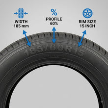 Load image into Gallery viewer, 185/60R15 Long-Life High-Grip Tubeless Car Tyre