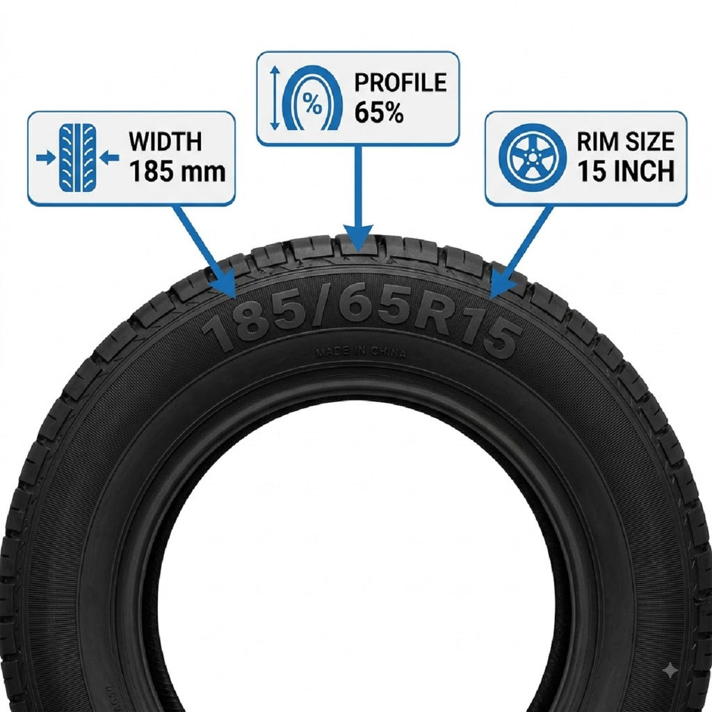 185/65R15 All-Season Tubeless Radial Car Tyre