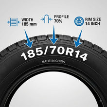 Load image into Gallery viewer, 185/70R14 Premium Radial Car Tyre