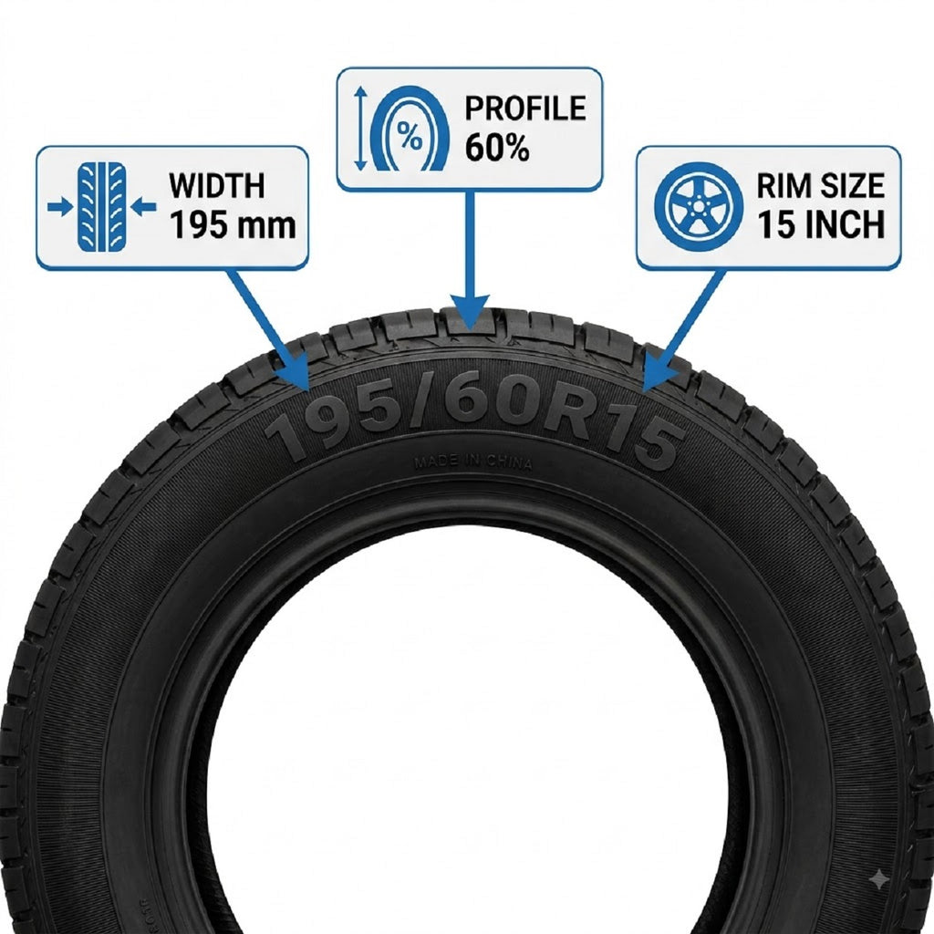 195/60R15 Tubeless Radial Car Tyre
