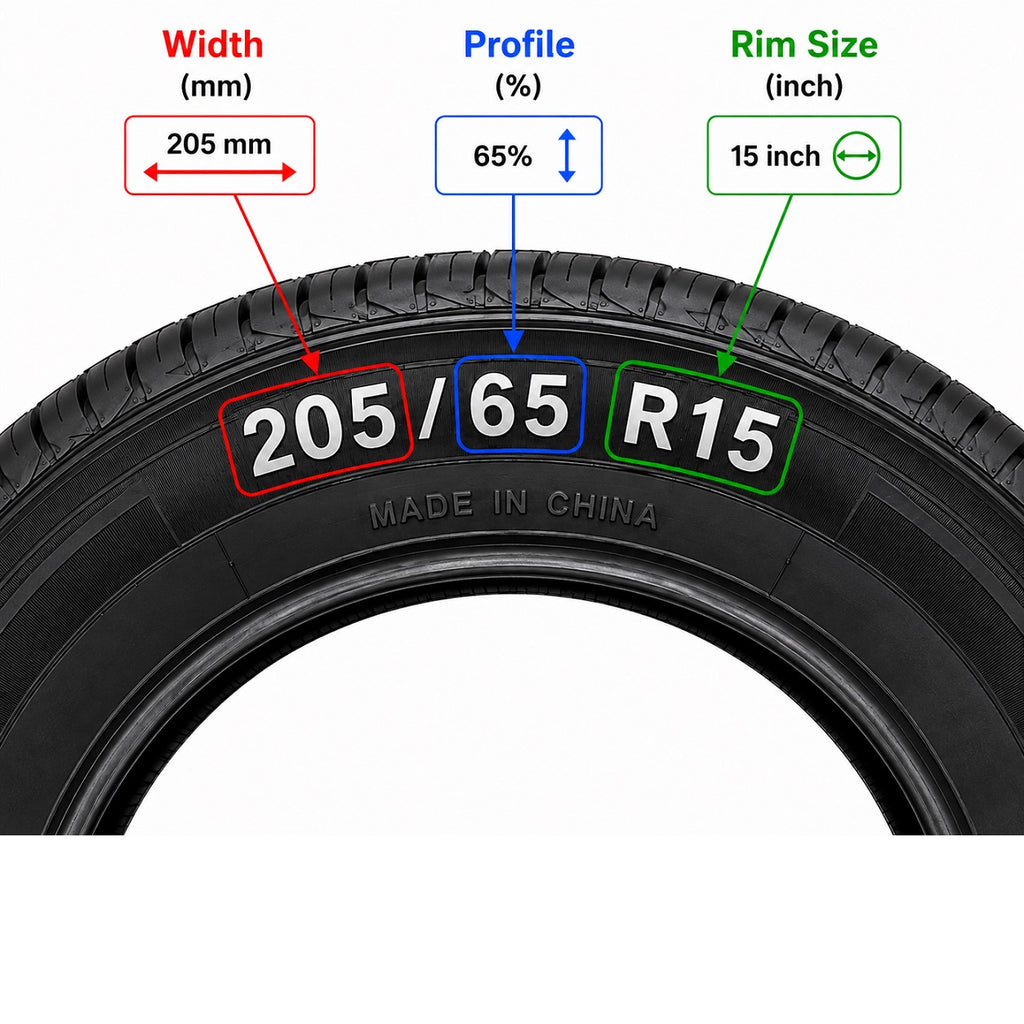 205/65R15 Long-Life High-Grip Tubeless Car Tyre