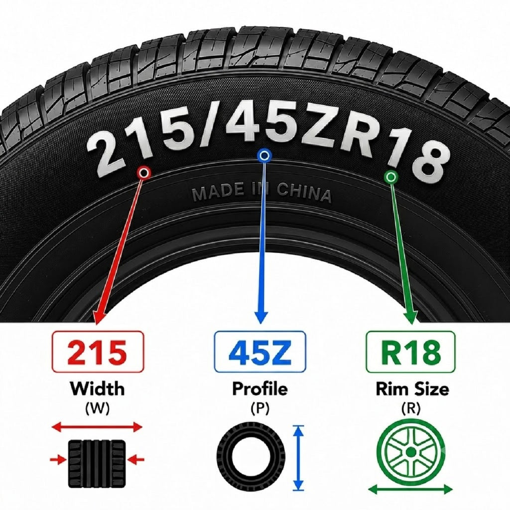 215/45ZR18 Long-Life High-Grip Tubeless Car Tyre