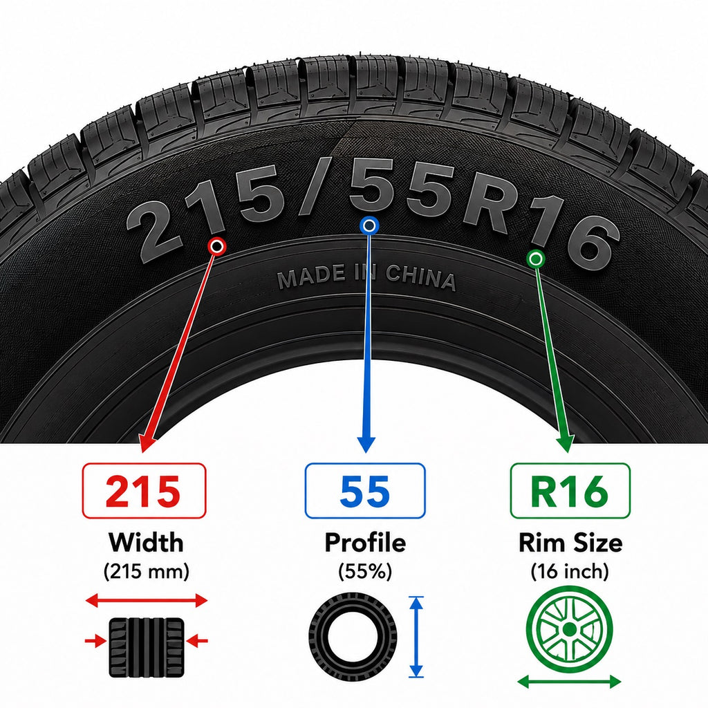 215/55R16 Tubeless Radial Car Tyre