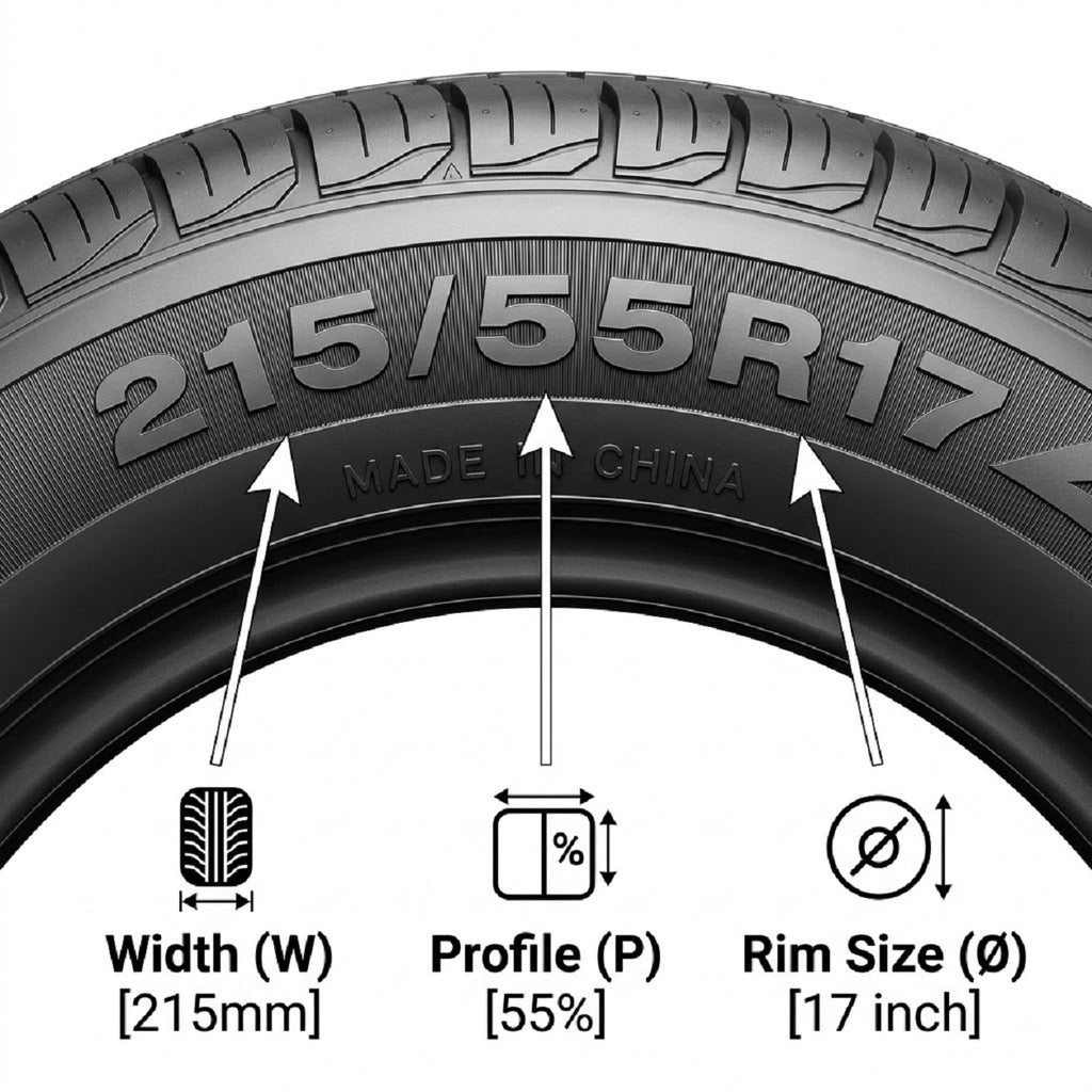 215/55R17 Premium Tubeless Radial Car Tyre