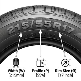 215/55R17 Premium Tubeless Radial Car Tyre