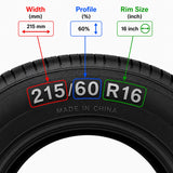 215/60R16 Tubeless Radial Car Tyre
