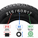 215/60R17 All-Season Tubeless Radial Car Tyre