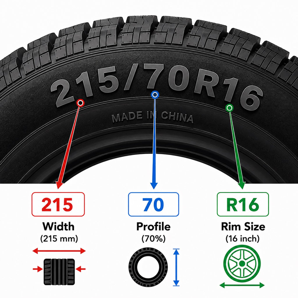 215/70R16 Long-Life High-Grip Tubeless Car Tyre