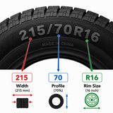 215/70R16 Long-Life High-Grip Tubeless Car Tyre