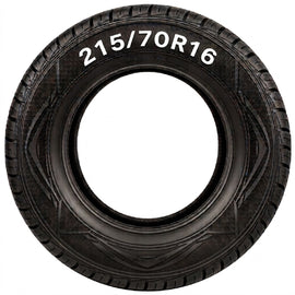 إطار سيارة بدون أنبوب داخلي طويل العمر وعالي التماسك بمقاس 215/70R16
