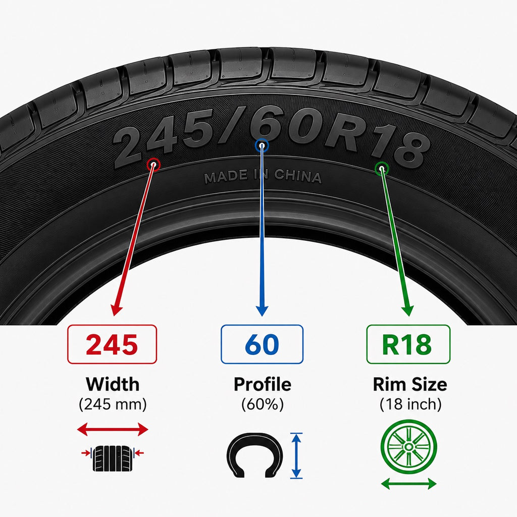 245/60R18 Tubeless Radial Car Tyre