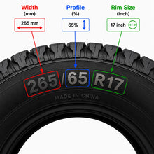 Load image into Gallery viewer, 265/65R17 All-Season Tubeless Radial Car Tyre