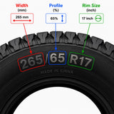 265/65R17 All-Season Tubeless Radial Car Tyre