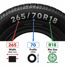 Load image into Gallery viewer, 265/70R18 Tubeless Radial Car Tyre