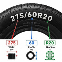 Load image into Gallery viewer, 275/60R20 All-Season Tubeless Radial Car Tyre