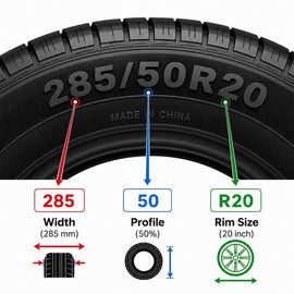 285/50R20 Premium Tubeless Radial Car Tyre