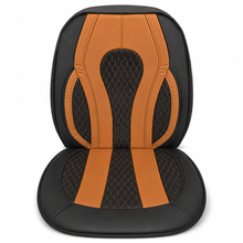 Load image into Gallery viewer, Luxury Black &amp; Apricot Leather Seat Cover for Sedan Cars