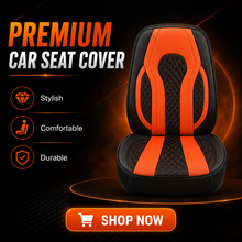 Load image into Gallery viewer, Luxury Black &amp; Red Leather Seat Cover for Sedan Cars