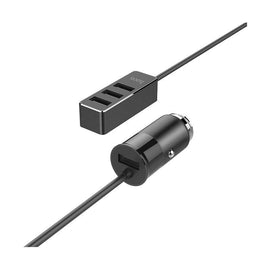 HOCO Z17B Car Charger - 4x USB / 1.5m / Black - Accessories - FK Auto Parts