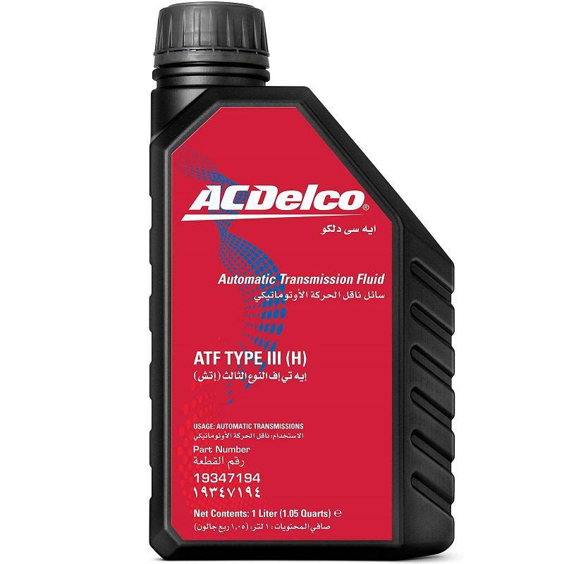 ACDelco ATF TYPE III (H) AUTOMATIC TRANSMISSION FLUID - 1 Litre - Oil - FK Auto Parts