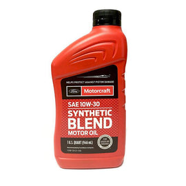 MOTORCRAFT 10W-30 SYNTHETIC BLEND MOTOR OIL - 1 Litre - Oil - FK Auto Parts