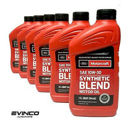 MOTORCRAFT 10W-30 SYNTHETIC BLEND MOTOR OIL - 1 Litre - Oil - FK Auto Parts