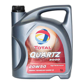 TOTAL QUARTZ 5000 20W-50 Engine Oil 5 Litre - Oil - FK Auto Parts